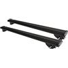 Farad - Barre portatutto Aerodynamic Black in alluminio con kit compatibile con RENAULT ESPACE 5 porte anno dal 2023 in poi con corrimano basso (railing integrati)