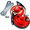 FLRAUTO Clacson bitonale con condotto a chiocciola, universale, 12 V, livello sonoro 110 dB, per auto, camion, furgoni e veicoli a trazione integrale
