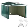 Gardebruk Garage per Robot Tosaerba 86x100x63cm Casetta in Metallo per Tagliaerba Antipioggia Antiraggi UV Tetto Pieghevole