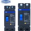 TOMZN Interruttore Automatico Modulare (MCCB) 2P DC TOM7Z 1000V DC per Impianti Solari, Protezione da Sovraccarico per Fotovoltaico (PV)