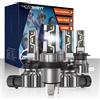 NOVSIGHT N57 H7 Lampade super luminose H4 H11 H8 H9 H1 9005 HB3 9006 HB4 880 881 Mini dimensioni 50W 10000LM Faro 6500K Fendinebbia bianco