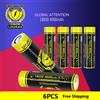 liitokala 6 pezzi LiitoKala Lii-King4000 batteria ricaricabile agli ioni di litio da 3,7 V 18650 3500 mAh per strumento elettrico torcia elettrica ventola ad alta potenza