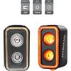 Magicshine Luce Posteriore per Bicicletta Magicshine SEEMEE 300, 300 Lumen, 5 Modalità Notturne e Diurne, Sensore di Frenata Intelligente, Impermeabile IPX6