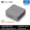 MLLSE Mini PC MLLSE M2 Intel Gemini Lake Intel I3 4030U 8GB RAM 128GB ROM WiFi 5 Win10 Bluetooth 4.2 USB 3.0 Mini Computer