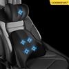 LIVIAUTOLIFE Cuscino di supporto lombare per auto in pelle PU cuscino per il collo dell'auto in Memory Foam supporto per la schiena in vita cuscino per schienale per auto cuscino per seggiolino auto