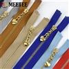Meetee 5/10Pezzi 3 # Cerniera in metallo da 15-40 cm per borsa, portafoglio, cerniere decorative, giacca, scarpe, kit di riparazione, accessori per cucito fai da te