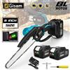 Gisam Gami 8 Pollici Brushless Sega Elettrica Cordless Motosega Palmare Giardino Legno Logging Motosega Strumento di Potere per Makita 18V Batteria Spille