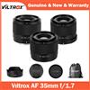 VILTROX NUOVO Viltrox 35mm F1.7 Air Auto Focus APS-C Prime Obiettivo per Fuji xm5 X-T5 X-T30 II Nikon Z Mount ZFC Z50 Z7II Sony zve10 II a7iv