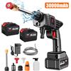 DWiusty 200W 50Bar Cordless Pistola a spruzzo ad alta pressione Lavatrice per auto Pistola per lavaggio Macchina per la pulizia ad alta potenza Utensile elettrico per Makita 18V Batteria