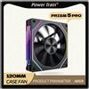 POWER TRAIN Power Trian PRISM 5PRO Ventola per PC da 12 cm ARGB 5V 3PIN PWM Ventola per telaio del computer Selezione doppia modalità regolare/invertita
