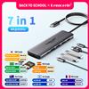 Lemorele Hub USB 7-in-1, Docking Station USB-C con HDMI 4K 60Hz, Adattatore USB 3.0, Ricarica PD100W per MacBook Pro e Accessori per Laptop