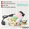 NONE Pompa booster silenziosa per uso domestico 220V 100W per il riscaldatore della conduttura dell'acqua del rubinetto Pannelli a energia solare Acqua calda e fredda