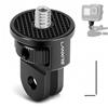 Lanxire Adattatore Action Camera 1/4" GoPro Hero 13-12 Insta360 X3-X4 DJI Pocket 3, Slitta Fredda per Gabbia e Rig Telefono