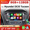 Aycetry Autoradio Android 15 da 7'' con Carplay per Hyundai IX35 Tucson 2009-2015, Android AUTO, Bluetooth, Lettore Multimediale 2 DIN, Navigazione GPS