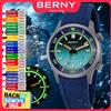 BERNY 20ATM Orologio subacqueo automatico in titanio per uomo Supper Luminous Sappire AR Coated Miyota 8215 Orologi meccanici da immersione per uomo