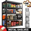 NONE Scaffali di stoccaggio a 5/4/3 livelli Scaffalature in metallo regolabili Scaffalature per garage resistenti Scaffali per scaffali per magazzino Balcone
