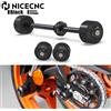NICECNC Per KTM 390 250 125 Duke 2024 Anteriore Forcella Posteriore Ruota Paratelaio Crash Protector Pad RC 390 125 390 Adventure RX Enduro SMCR