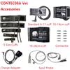 Contec Accessori per monitor della pressione arteriosa CONTEC 08A per uso veterinario, polsini per animali, sonda Spo2 a clip, adattatore di carica, connettore in plastica