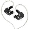 linsoul Cuffie intrauricolari CrinEar Daybreak Driver 1DD+2BA+2MPT (tweeters micro-plantari) con design a conchiglia in resina completamente riempito