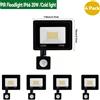 Arbrac Faro LED PIR con sensore di movimento 4 pezzi 20W 50W 100W Luce bianca fredda/luce calda Proiettore LED da esterno impermeabile per giardino e garage