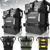 SOYAVISION Tasca laterale impermeabile per motociclismo, borsa portaoggetti per paraurti di grande capacità, borsa da appendere per moto, borsa da coda