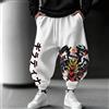 Bandai Pokémon Anime Giratina Pantaloni sportivi stampati a mano 2025 Autunno/Inverno Pantaloni larghi casual americani Hip Hop taglie forti da uomo