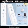 bonacell Controller di gioco per Nintendo Wii/WiiU Console Controller 2in1 Sinistra/Destra Joystick di gioco Gamepad wireless Telecomando Rocker