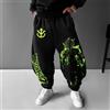 Bandai Pantaloni da uomo Dragon Ball Abbigliamento sportivo Broly Primavera Autunno e Inverno Pantaloni da jogging Anime giapponesi Y2k Pantaloni in cotone moda Harajuku