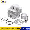 xcan Kit Cilindro e Pistone CMCP 44mm per Motore Decespugliatore 44-5 - Set Cilindro, Pistone, Fasce Elastiche e Guarnizioni