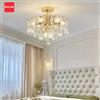 IRALAN Lampade da soffitto francesi Lampada a sospensione in cristallo di lusso per il soggiorno Lampada a sospensione per interni a LED Lustre Decorazione domestica
