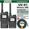 Quansheng UV K1 Mini Walkie Talkie Set Wireless Caccia Campeggio A Lungo Raggio Ham Comunicazione Radio K6 Walkier Talkie Ricetrasmettitore