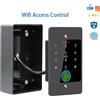 Asia-Teco Supporta l'app Tuya, tastiera di controllo accessi con impronta digitale, WiFi, impermeabile, retroilluminata, installazione a incasso, lettore per apertura cancelli.