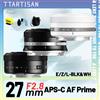 TTArtisan APS-C Messa a fuoco automatica 27mm F2.8 Obiettivo ad ampia apertura per Fuji X Mount XF Sony E Nikon Z XT30 XA5 XS10 XM5 XT4 ZFC A6600 A7C