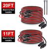 MHPOWOS Cavo di prolunga per pannello solare da 3,5/6 M Kit cavo di prolunga solare 14AWG con connettori maschio femmina per stazione di centraggio camper