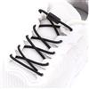 NONE 25 colori Lacci per scarpe elastici Capsule metalliche rotonde Blocco lacci delle scarpe senza lacci Moda comode scarpe pigre Elastico in pizzo