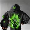 Bandai Dragon Ball Anime Broli Felpa con cappuccio stampata Autunno/Inverno Nuovi uomini e donne Allentati Casual Harajuku Maglione genitore-figlio di grandi dimensioni