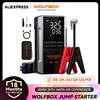 WOLFBOX Avviatore di emergenza WOLFBOX 3000A con compressore d'aria, avviamento di emergenza per batteria per auto portatile da 16000 mAh e 160 PSI con ricarica rapida da 65 W