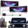MALITAI 2PCS Auto Camion Programmabile RGB LED Segno Matrix Pixel Pannello Luce Notturna FAI DA TE Scorrimento Testo Occhio del Diavolo Animazione Schermo di Visualizzazione