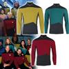 BEAST KINGDOM Star TNG La prossima generazione Trek Rosso Giallo Blu Camicia Uniforme Costume Cosplay per uomo Cappotto Abbigliamento da festa di Halloween