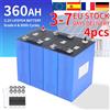 Likctt Nuova Batteria LiFePO4 Grado A 12V 350Ah 3.2V 360Ah, Oltre 8000 Cicli, Celle Ricaricabili Fai-da-te 12V 24V 36V 48V per Solare, Camper, Campeggio, Disponibile in UE, Esente IVA