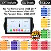 Hizpo 10.1 pollici Carplay 4G 2Din Android 14 Autoradio per Fiat Fiorino Qubo Citroen Nemo Peugeot Bipper 2008-2017 Lettore multimediale GPS DSP WIFI Snapdragon di Qualcomm 8-Core 2.0Ghz 6115 AI