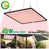 GRAXIDEA Nuovissima Lampada LED a Spettro Completo 45W in Alluminio, Luce per Coltivazione Dimmerabile per Illuminazione Piante in Serra, Novità