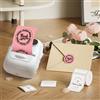 Marklife Stampante di etichette termiche Marklife P50, adesivi bianchi trasparenti, stampante autoadesiva Bluetooth per regali/creazioni fai da te/marcatura