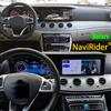 Jetalon Autoradio Android con Doppio Schermo LCD Completo e Carplay per Mercedes-Benz Classe E W213 2017-2023, GPS, Navigatore, Unità Principale Multimediale con DSP