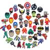 Hot Toys 30-200 Pezzi Casuali di Charm per Scarpe a Tema Supereroi, Accessori Cartoon per Sandali, Sneaker, Zoccoli Classici, Regali di Natale per Bambini