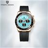 PAGANI DESIGN 2026 Nuovo PAGANI DESIGN PD-1664 Orologio da Polso al Quarzo da Uomo con Quadrante in Meteorite, Cronografo con Vetro Zaffiro 100M, Relogio Masculino