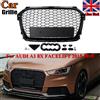 MagicKit Griglia Frontale a Nido d'Ape Magickit per Audi A1 8X Facelift 2015 2016 2017 2018 Nero Lucido
