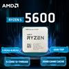 AMD Processore AMD Ryzen 5 5600: CPU Zen 3 a 6C/12T, 4.4 GHz Max Boost, 65W TDP, Socket AM4 - Prestazioni e Efficienza di Livello Mainstream