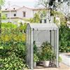 WOLTU Serra da Giardino in Telo, Tenda Invernale per Pomodori e Verdure, Serra Termica con Porta e Finestre per Piante Rampicanti e Fiori da Esterno
