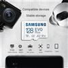 SAMSUNG Scheda di memoria SAMSUNG 64GB 128GB 256GB 512GB TF (MicroSD) EVO Plus 4K U3 V30 A2 Lettura 160MB/s ad alta velocità per console e tablet, lettore di schede di memoria